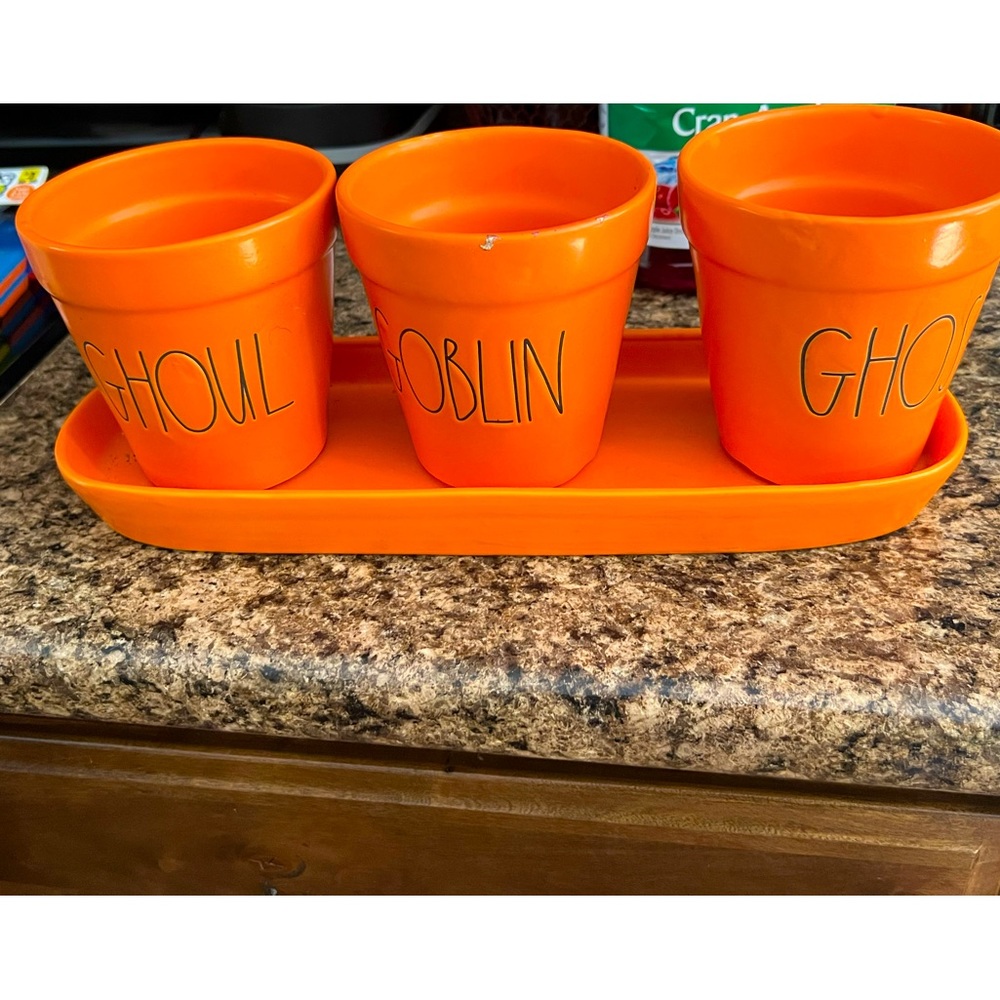 Rae Dunn Halloween decor
